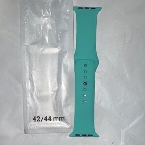 Teal Silicone Sports Watch Band For Apple Watch 42/44 mm New
